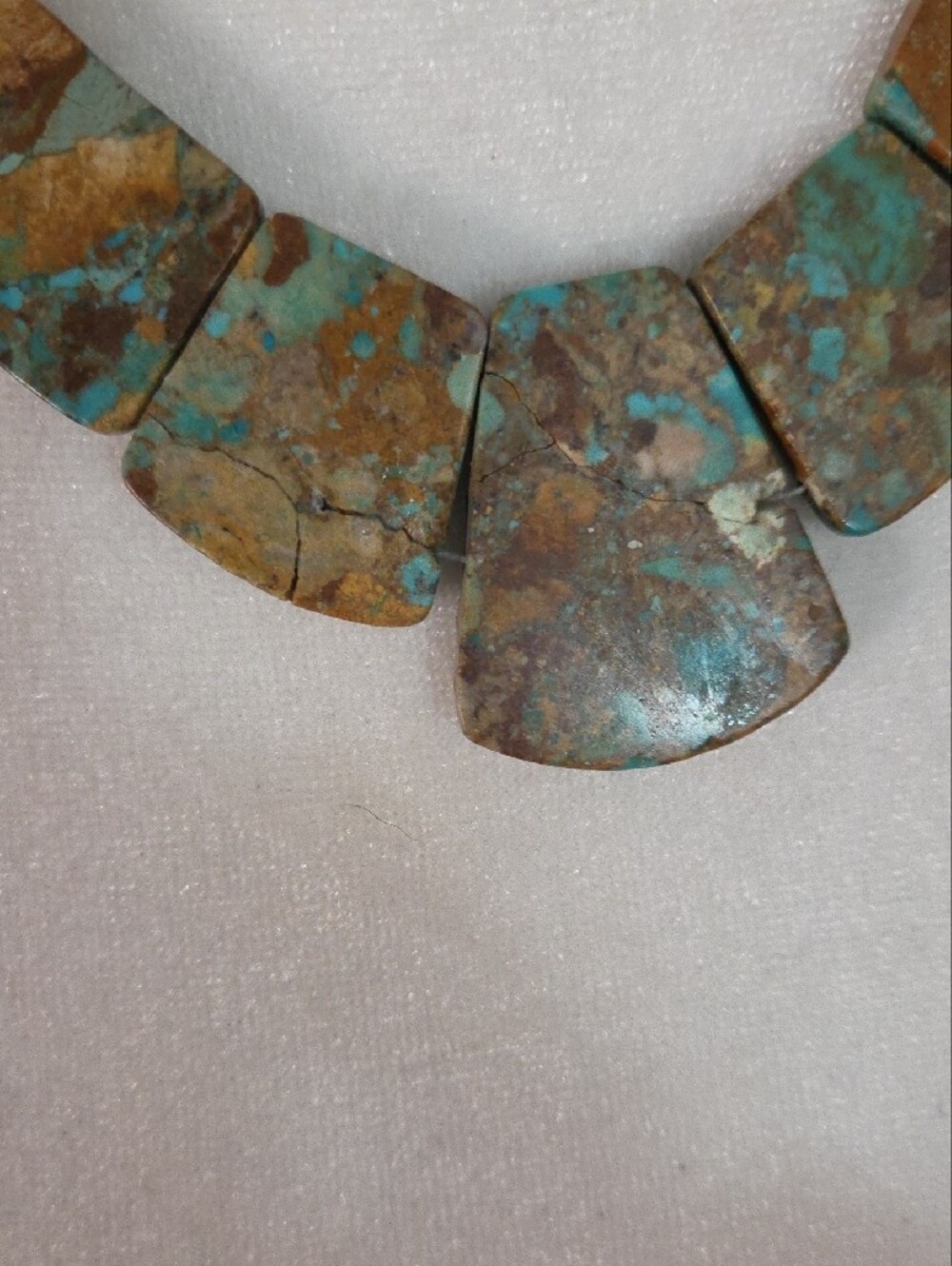 DTR Chunky Azure Turquoise Necklace - Picture 5 of 6